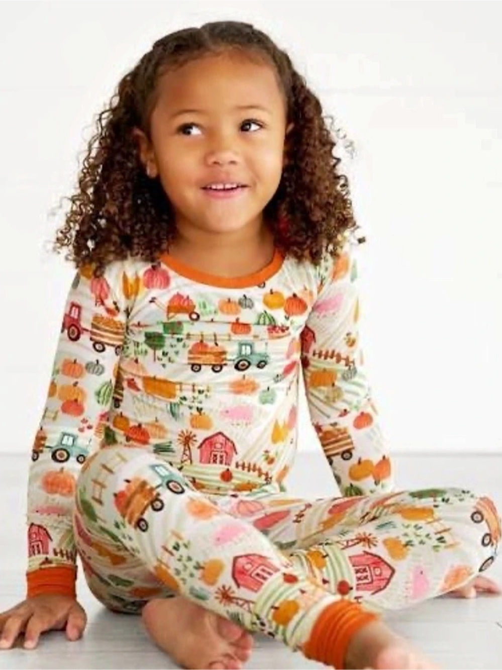 Little Sleepies Fall Harvest Two-Piece Pajama Set